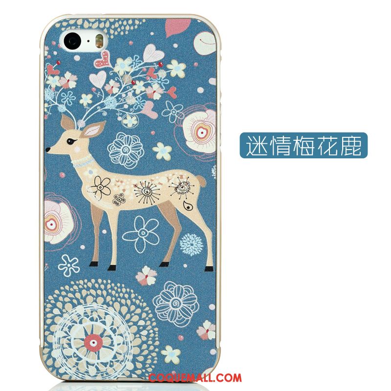 Étui iPhone 5 / 5s Dessin Animé Incassable Border, Coque iPhone 5 / 5s Gaufrage Charmant