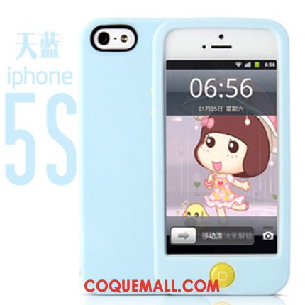 Étui iPhone 5 / 5s Fluide Doux Tout Compris Très Mince, Coque iPhone 5 / 5s Protection Clair