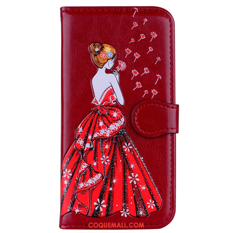 Étui iPhone 5 / 5s Incassable Téléphone Portable Créatif, Coque iPhone 5 / 5s Élégant Rouge