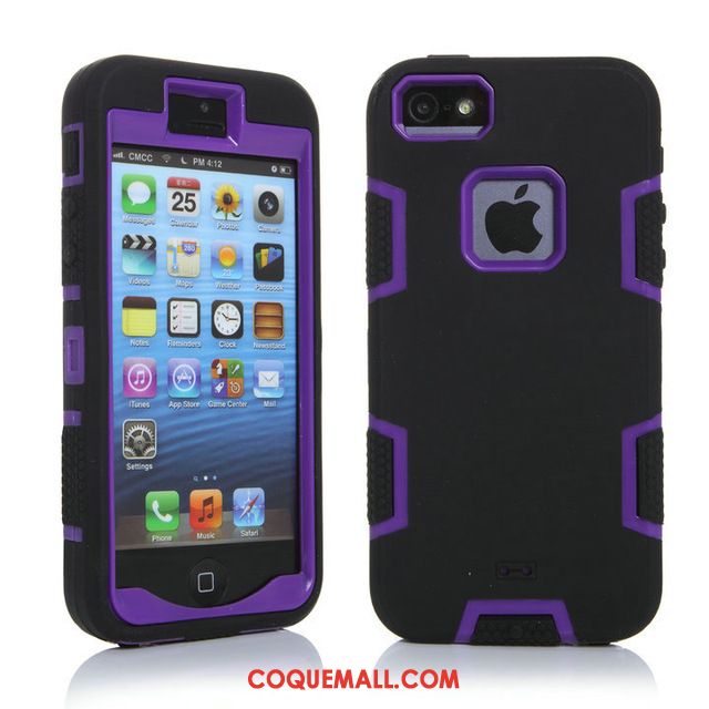 Étui iPhone 5 / 5s Outdoor Personnalité Incassable, Coque iPhone 5 / 5s Jupe Double Protection