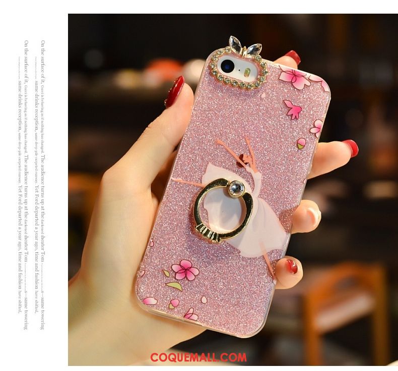 Étui iPhone 5 / 5s Personnalité Téléphone Portable Charmant, Coque iPhone 5 / 5s Fluide Doux Dessin Animé