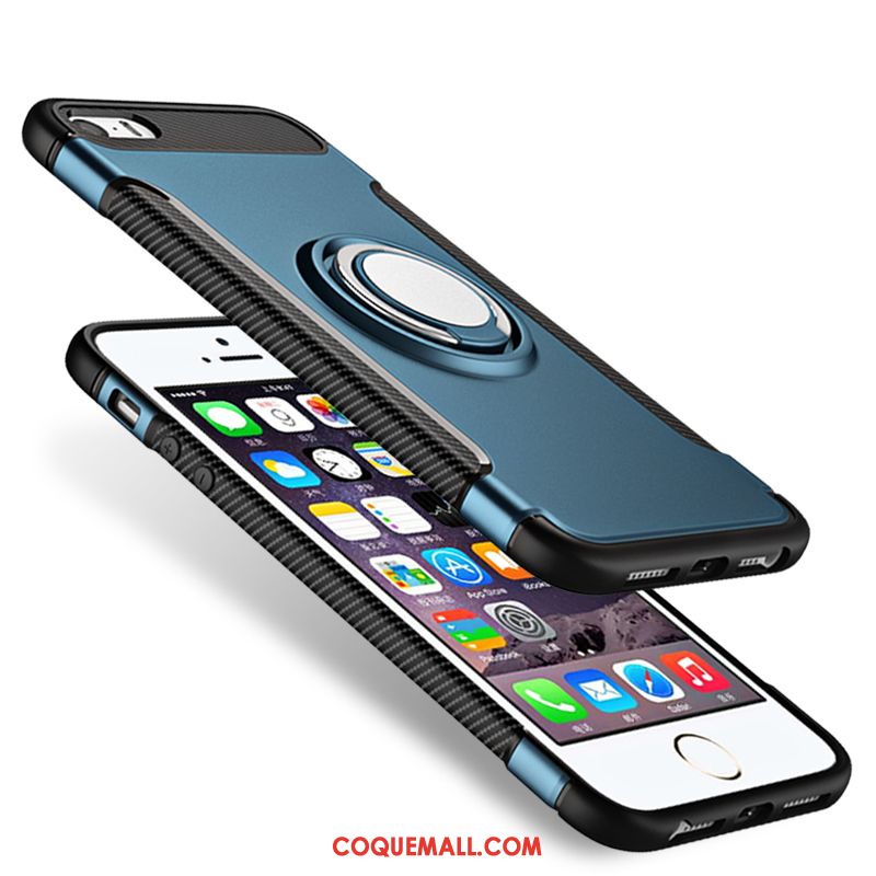 Étui iPhone 5 / 5s Support Bleu Protection, Coque iPhone 5 / 5s À Bord Fluide Doux