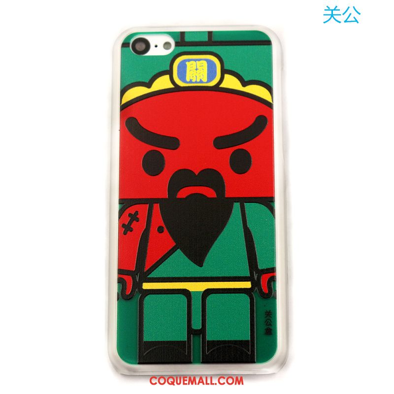 Étui iPhone 5c Couleur Vert Téléphone Portable, Coque iPhone 5c Dessin Animé Protection