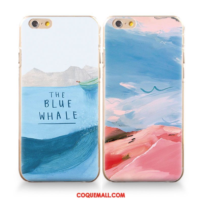 Étui iPhone 6 / 6s Art Fluide Doux Ornements Suspendus, Coque iPhone 6 / 6s Tout Compris Téléphone Portable