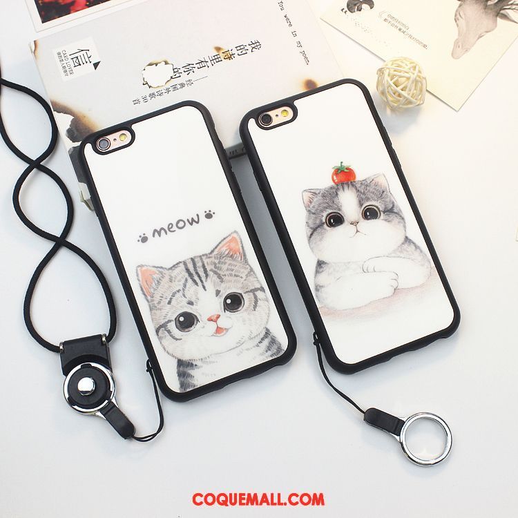 Étui iPhone 6 / 6s Incassable Chat Tout Compris, Coque iPhone 6 / 6s Blanc Protection