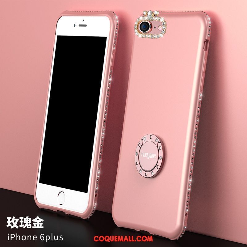 Étui iPhone 6 / 6s Plus Nouveau Tout Compris Net Rouge, Coque iPhone 6 / 6s Plus Silicone Rose