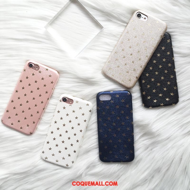 Étui iPhone 6 / 6s Plus Sac Étui En Cuir Blanc, Coque iPhone 6 / 6s Plus Téléphone Portable Incassable