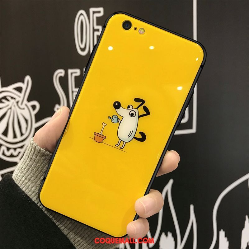 Étui iPhone 6 / 6s Plus Téléphone Portable Marque De Tendance Fluide Doux, Coque iPhone 6 / 6s Plus Dessin Animé Jaune