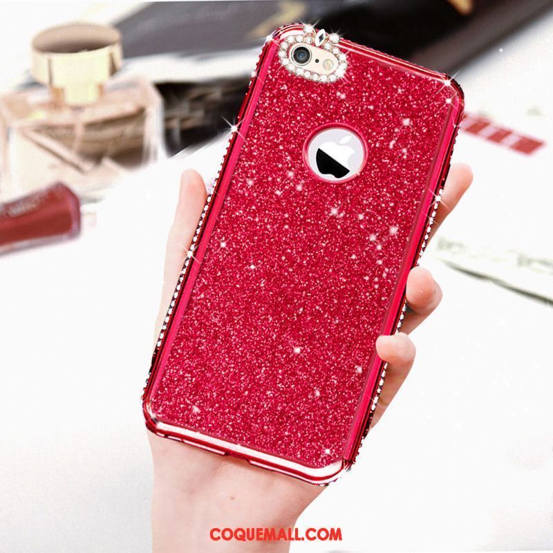 Étui iPhone 6 / 6s Tout Compris Strass Silicone, Coque iPhone 6 / 6s Support Ornements Suspendus