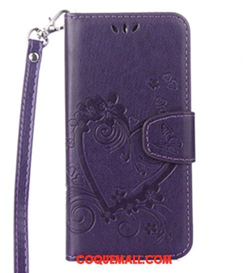 Étui iPhone 6 / 6s Violet Tout Compris Téléphone Portable, Coque iPhone 6 / 6s Ornements Suspendus Incassable