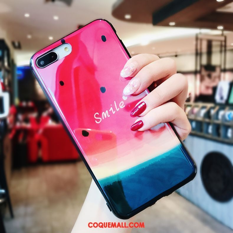 Étui iPhone 7 Plus Tout Compris Net Rouge Personnalité, Coque iPhone 7 Plus Rouge Nouveau