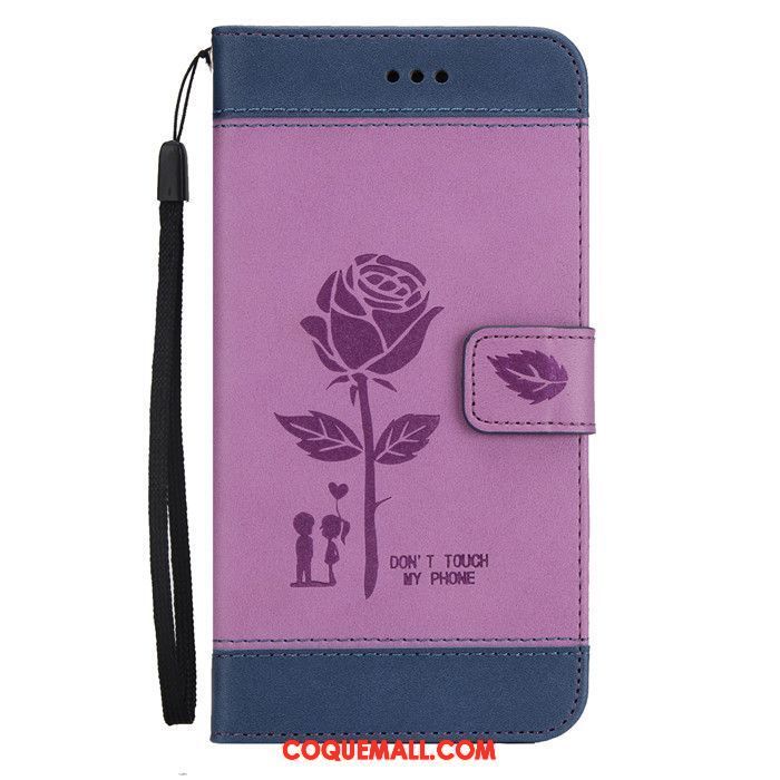 Étui iPhone 7 Plus Violet Protection Téléphone Portable, Coque iPhone 7 Plus Fluide Doux Clamshell