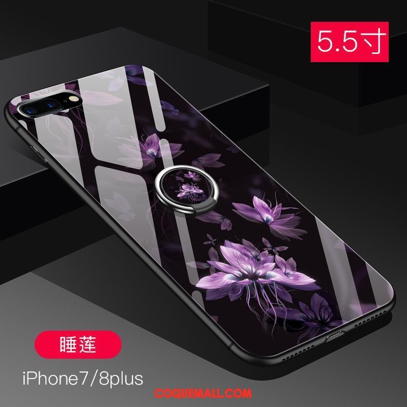 Étui iPhone 8 Plus Violet Marque De Tendance Créatif, Coque iPhone 8 Plus Nouveau Téléphone Portable