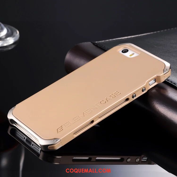 Étui iPhone Se Or Pure Tout Compris, Coque iPhone Se Métal Incassable