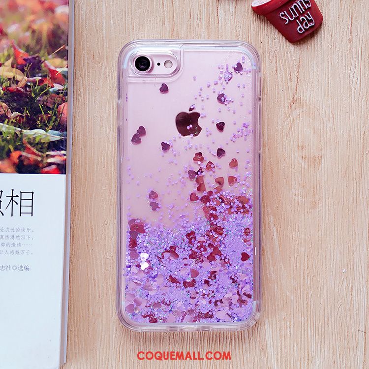 Étui iPhone Se Tout Compris Protection Fluide Doux, Coque iPhone Se Téléphone Portable Violet