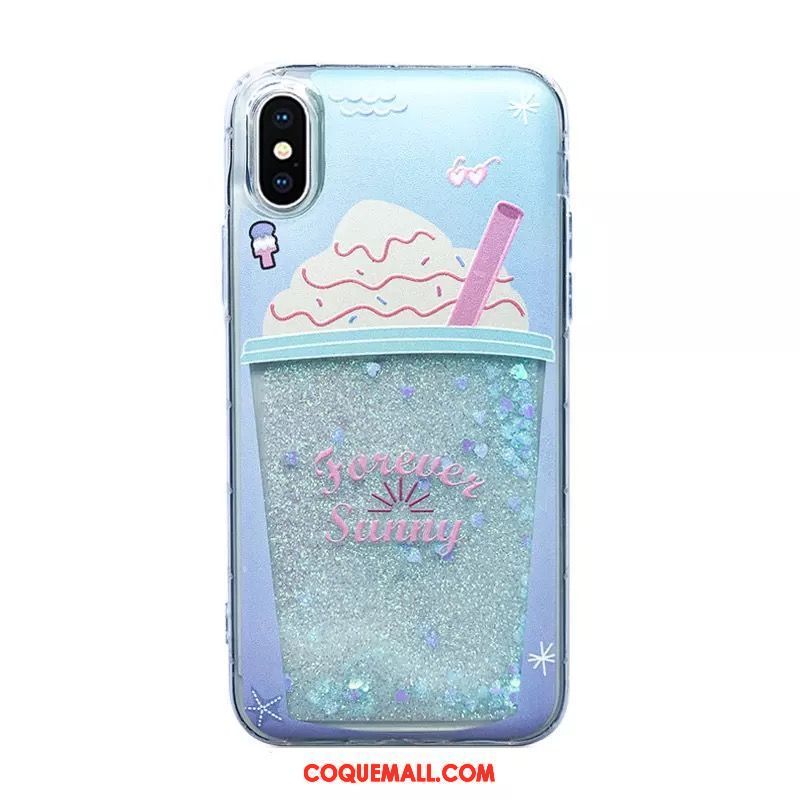 Étui iPhone X Fluide Doux Tout Compris Quicksand, Coque iPhone X Petit Silicone