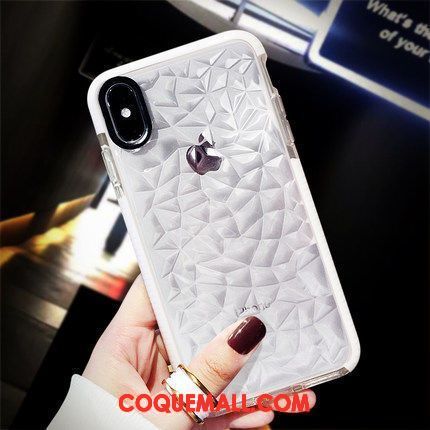 Étui iPhone X Modèle Fleurie Marque De Tendance Blanc, Coque iPhone X Net Rouge Tout Compris