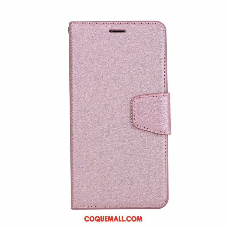 Étui iPhone Xr Téléphone Portable Tout Compris Carte, Coque iPhone Xr Clamshell Or Rose