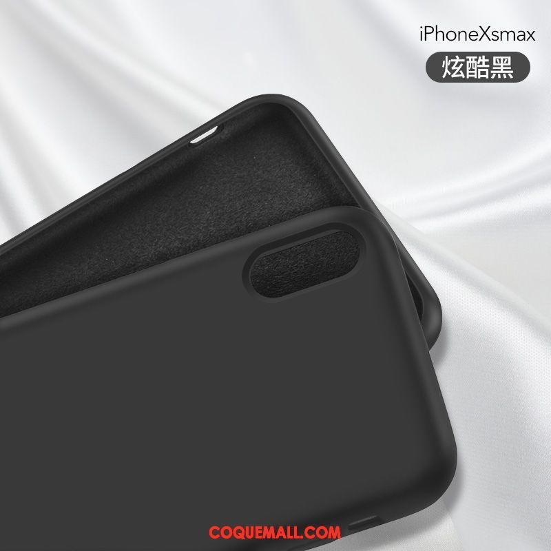 Étui iPhone Xs Max Noir Marque De Tendance Tout Compris, Coque iPhone Xs Max Créatif Personnalité