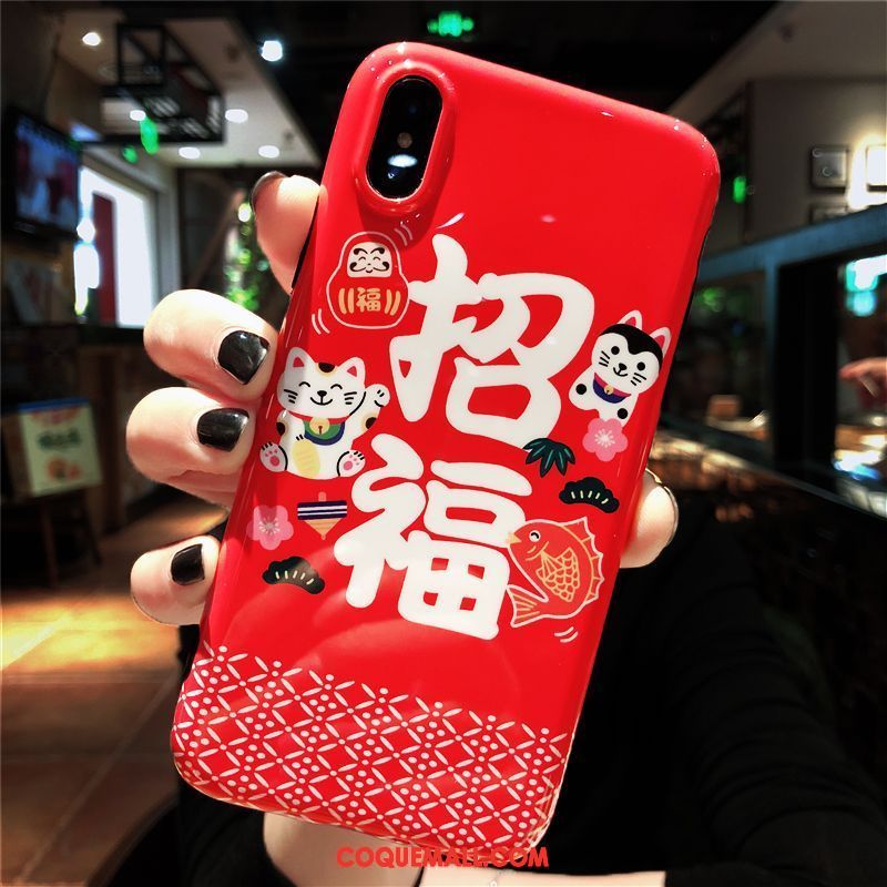 Étui iPhone Xs Style Chinois Richesse Amoureux, Coque iPhone Xs Tout Compris Nouveau